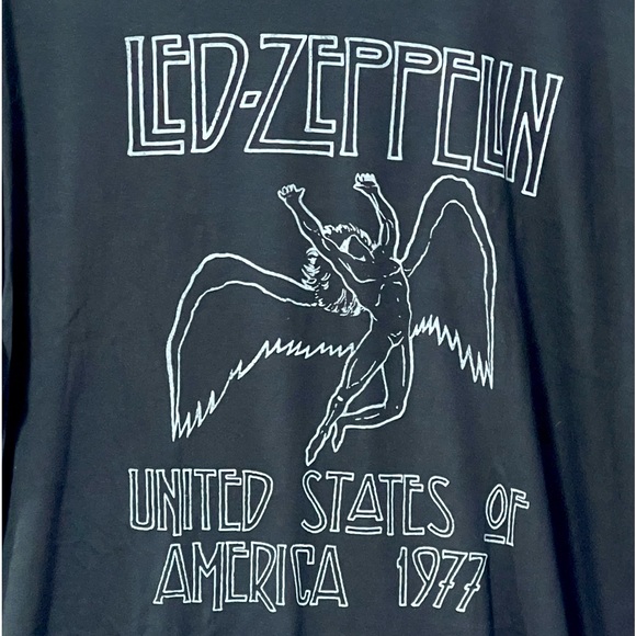 Men’s XL Black Led Zeppelin graphic tee - Picture 2 of 3